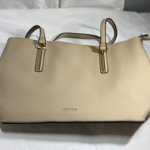 Reaction Kenneth Cole Light Tan Tote Bag